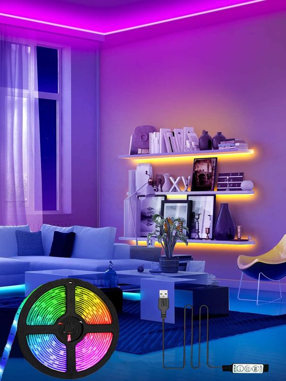 lluminate Your World with Multicolor LED Strip Lights: Setting the Mood, One Color at a Time